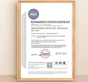 ISO14000认证证书（英文版）
