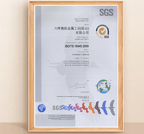 ISO/TS16949证书（中文版）